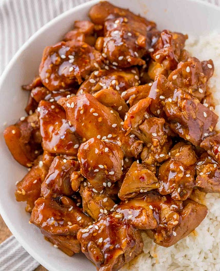 Skinny Sesame Chicken