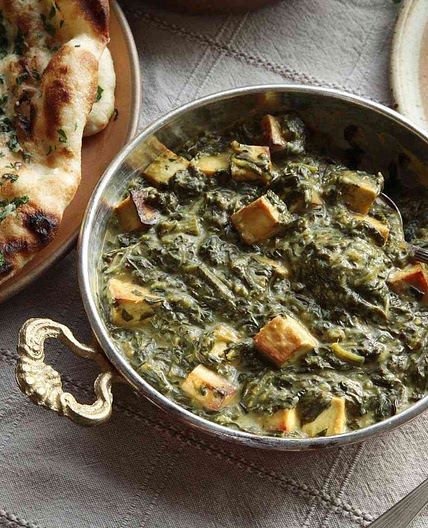Creamy Vegan Saag Paneer (With Tofu) Recipe