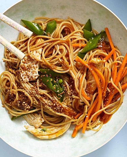 Classic Sesame Noodles with Chicken