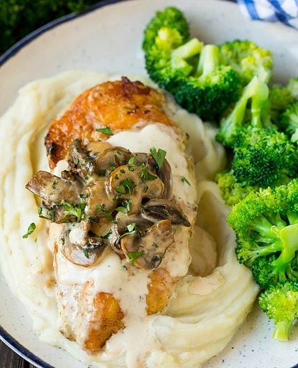 Instant Pot Chicken with Mushroom Sauce