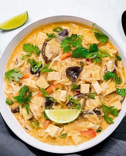 Vegan Tom Kha Soup (Thai Inspired)