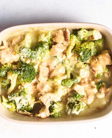 Single Serving Chicken Divan Casserole