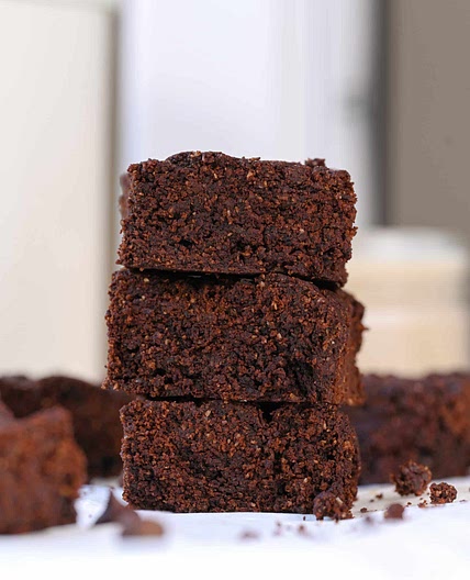 3 Ingredient Brownies with Banana