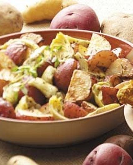 Roasted Potatoes and Artichokes