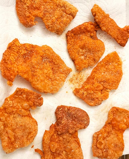 Chicken Skin Chips (Crackling)