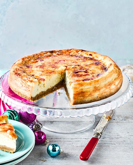 Irish Cream Crème Brûlée Cheesecake