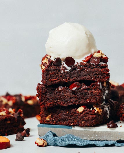 Fudgy Sweet Potato Brownies (V/GF)
