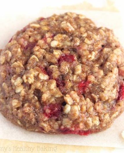 Strawberry Oatmeal Cookies