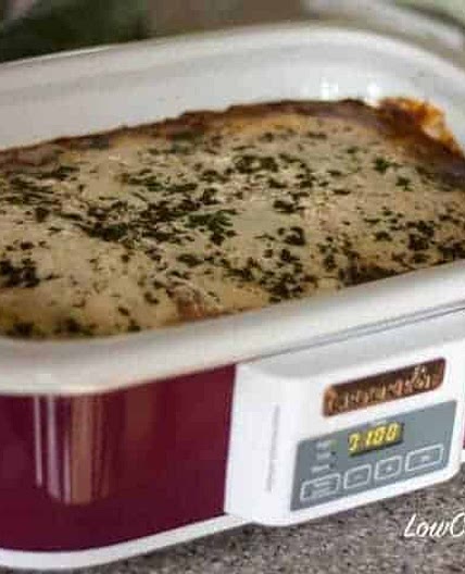 Crock Pot Ground Beef Eggplant Casserole