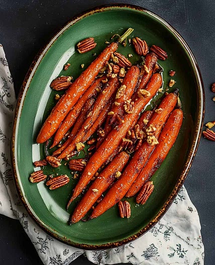 Maple Roasted Air Fryer Baby Carrots
