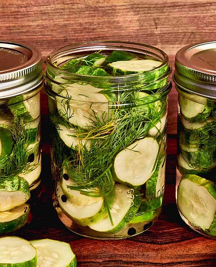 Crunchy Quick Refrigerator Dill Pickles