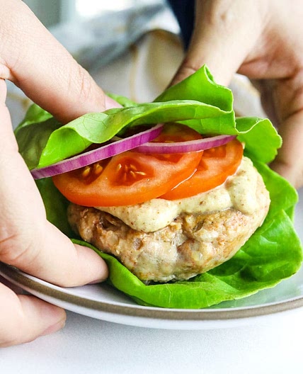 Healthy Chicken Burgers (Low-Carb & Paleo)