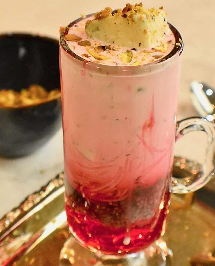 Falooda (Pakistani Ice Cream Dessert)