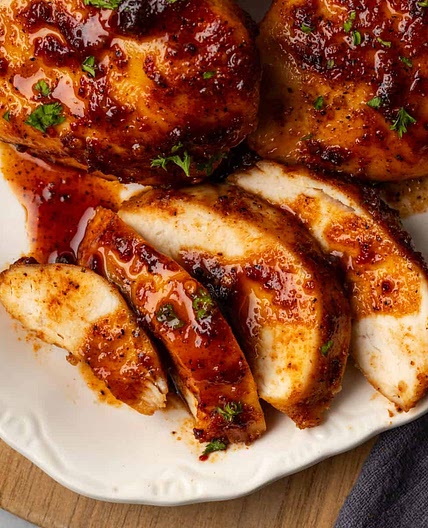 Baked Spicy Honey Chicken