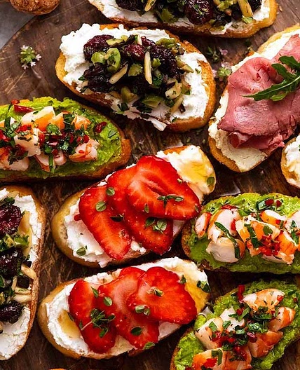 Crostini - 8 delicious ways!