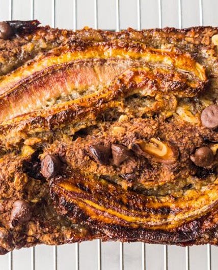 Healthy Vegan Banana Bread {gluten free}