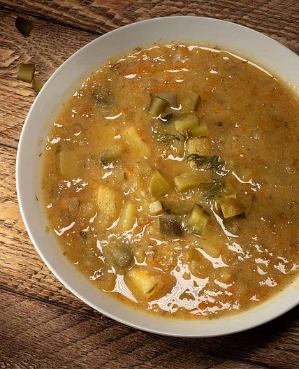 Dill Pickle Soup (zupa ogorkowa)