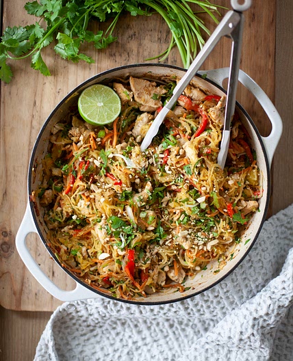 Spaghetti Squash Pad Thai