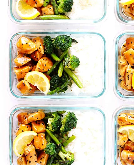 Honey Lemon Chicken Bowls (Meal Prep)
