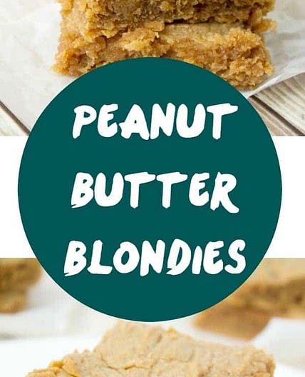Peanut Butter Blondies