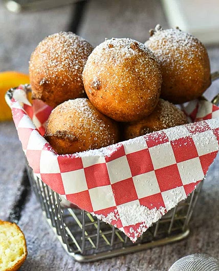 Orange Ricotta Zeppole (Italian Ricotta Doughnuts)
