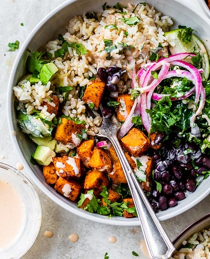 Sweet Potato Black Bean Bowls