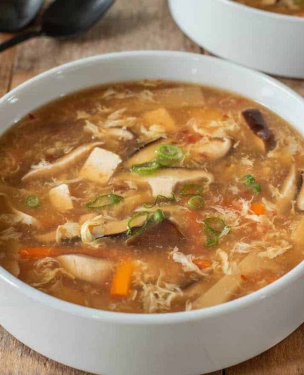 Vegetarian Chinese Hot and Sour Soup