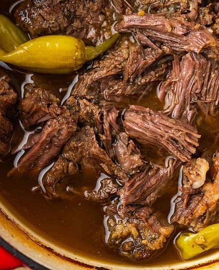 Dutch Oven Mississippi Pot Roast