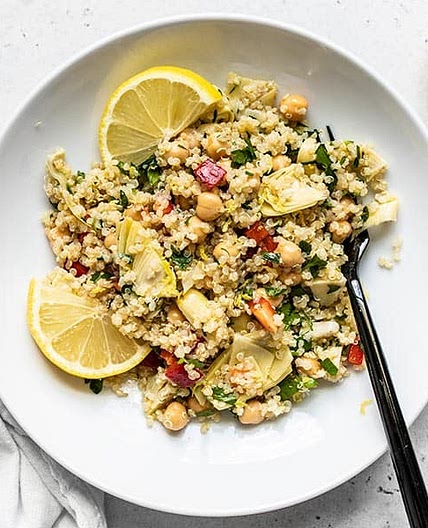 Lemony Artichoke and Quinoa Salad