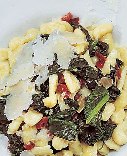 Spätzli mit Mangold