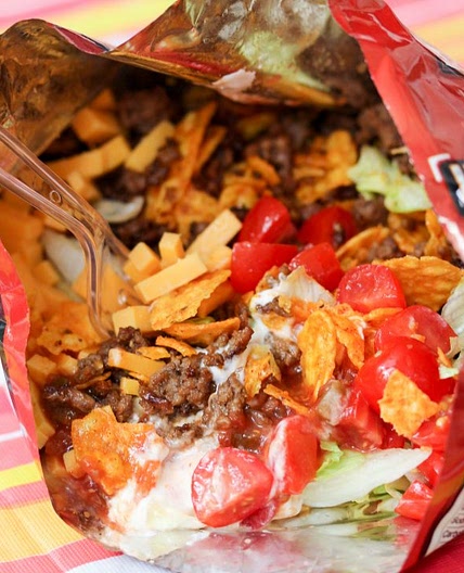 Campfire Taco in a Bag