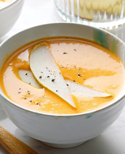 Cheddar Pear Soup