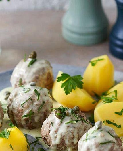 Königsberger Klopse mit Kapersauce