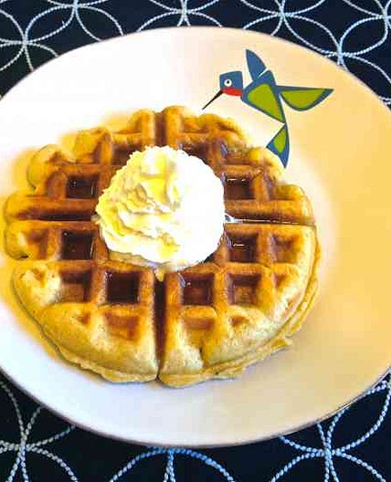 Yeasted Buttermilk Vanilla Waffles