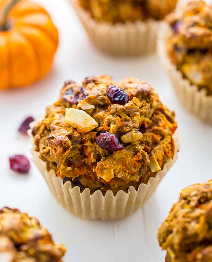 Pumpkin Morning Glory Muffins