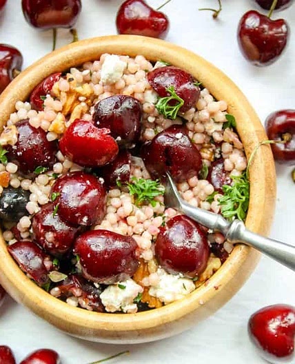 Cherry Walnut Couscous Salad