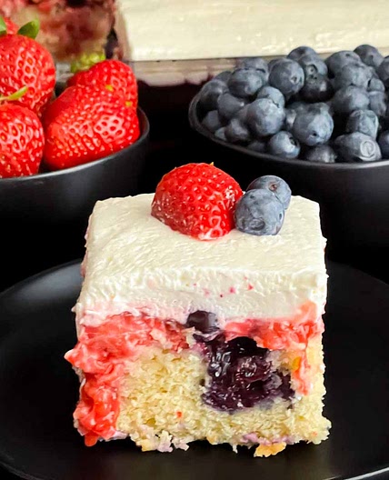 Berry Poke Cake Recipe