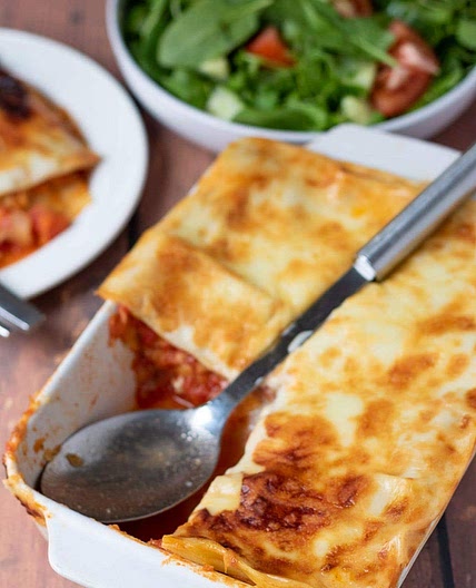 Red Lentil Lasagne