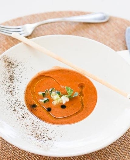 Roasted Vegetable Gazpacho Recipe