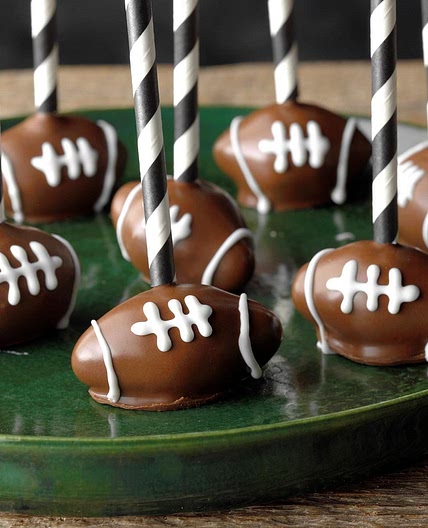 Football Cake Pops