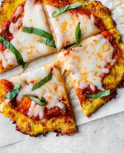 Spaghetti Squash Crust Pizza