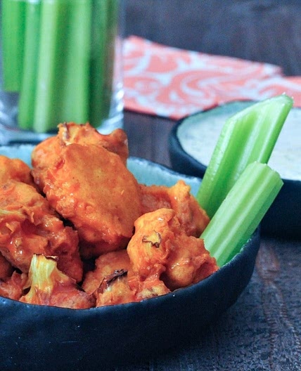 Buffalo Cauliflower Bites