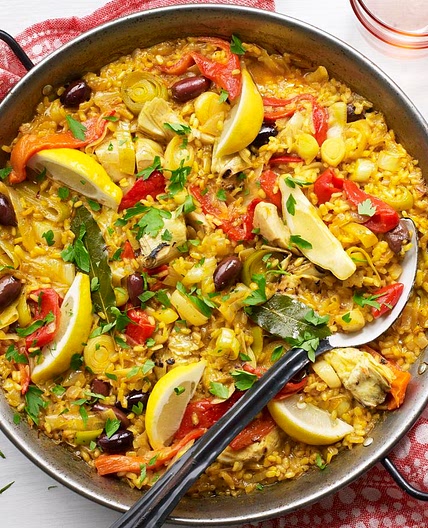 Vegetable paella