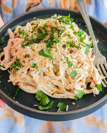 Walnut Pasta Sauce (Vegan)