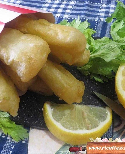 Sedano fritto in pastella