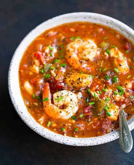 Whole30 Instant Pot Seafood Gumbo