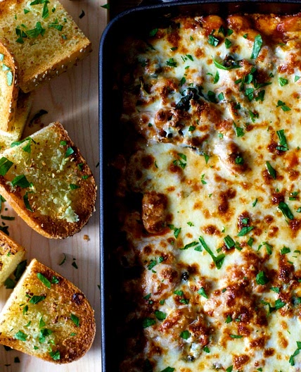 Pizza Beans / Tomato and Gigante Bean Bake