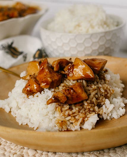 Honey Soy Chicken with Rice