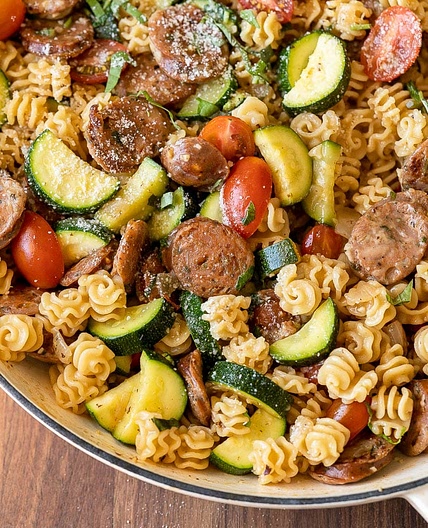 Chicken Zucchini Pasta Skillet