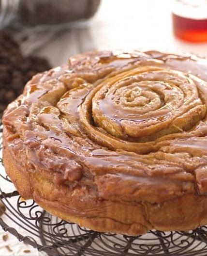 Torta spirale al caffè